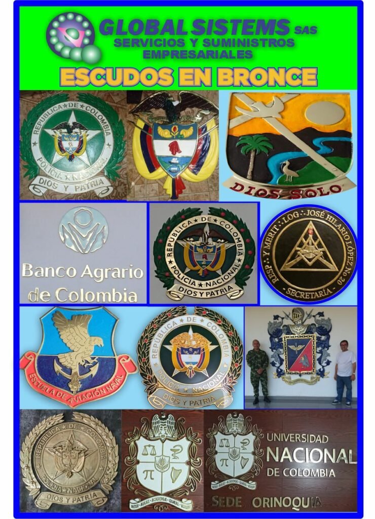 ESCUDOS EN BRONCE